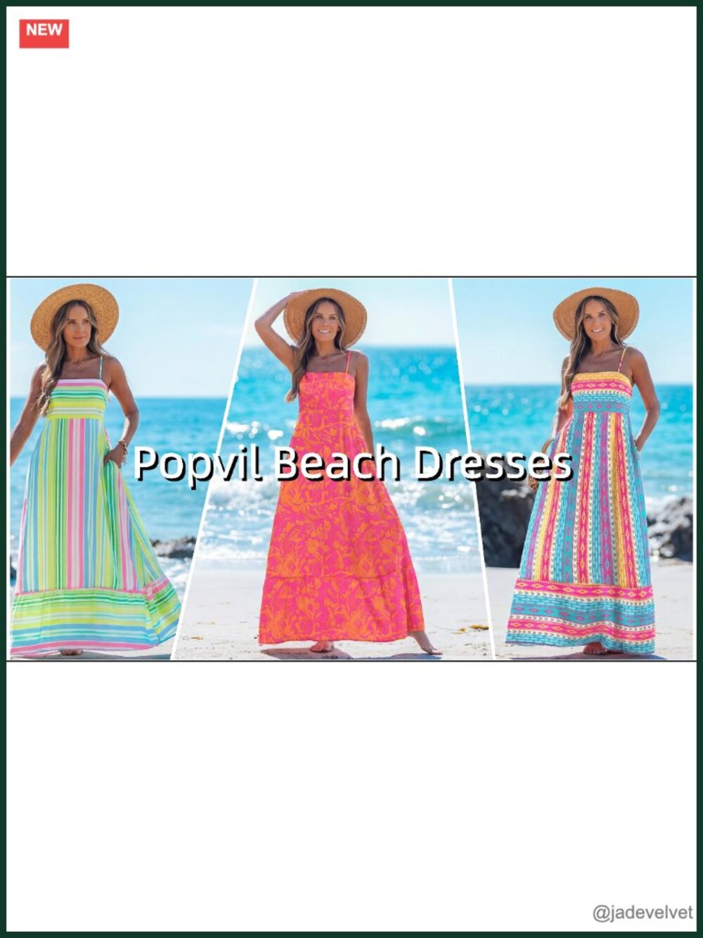 Women's Spaghetti Strap Maxi Dress Boho A-Line Flowy Sleeveless Sun Dress - Picture 6 of 6